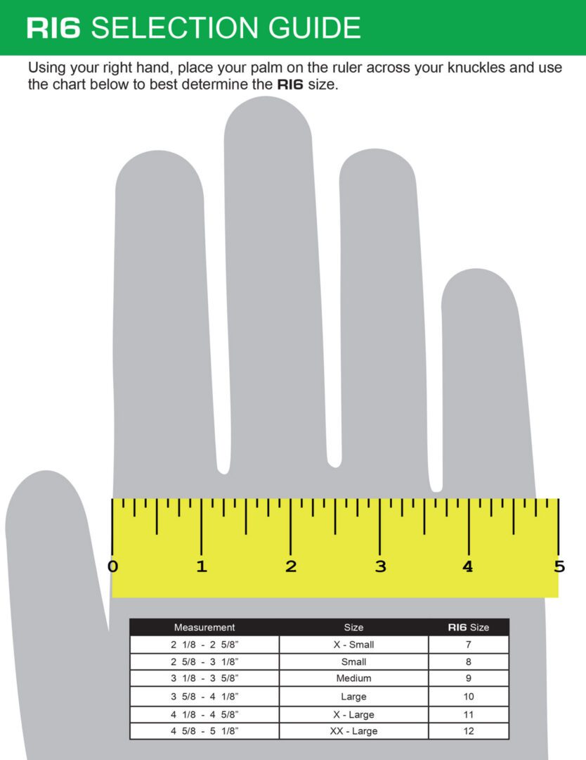 A hand with a measuring tape and ruler on it.